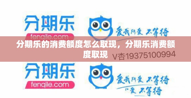 分期乐的消费额度怎么取现,分期乐消费额度取现
