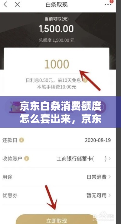 京东白条消费额度怎么套出来,京东白条购物额度怎么套出来