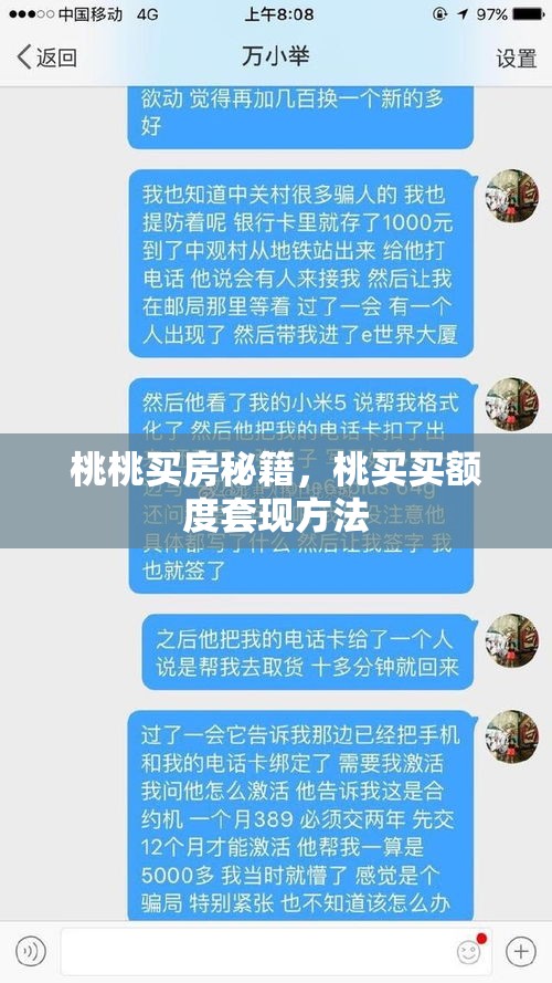 桃桃买房秘籍，桃买买额度套现方法
